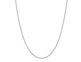 Sterling Silver Box Chain Necklace  24 Inches (0.9mm)